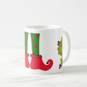 Les jambes des elfes de Noël et Holly Mug (Devant droit)