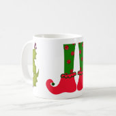 Les jambes des elfes de Noël et Holly Mug (Devant gauche)