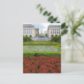 Les jardins à Bruxelles, Belgique Carte postale (Debout devant)
