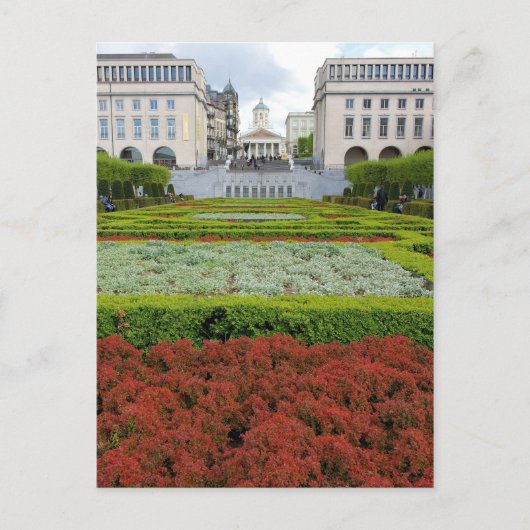 Les jardins à Bruxelles, Belgique Carte postale (Devant)