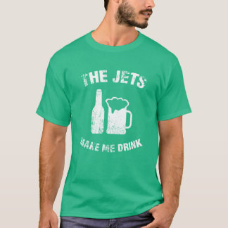 Les Jets Me Font Boire Un T-shirt Vert Homme