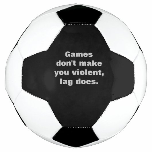 Les jeux ne vous rendent pas violent, c'est le lag (Devant)