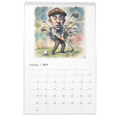 Les Joies du Golf - Calendrier (Jan 2027)