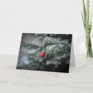 Les joies simples de la carte de saison de Noël