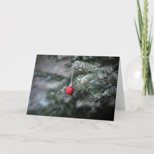 Les joies simples de la carte de saison de Noël (Devant)