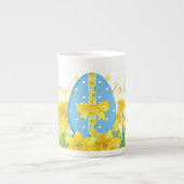 Les jonquilles de Pâques font l'os de la Chine Mug (Devant)