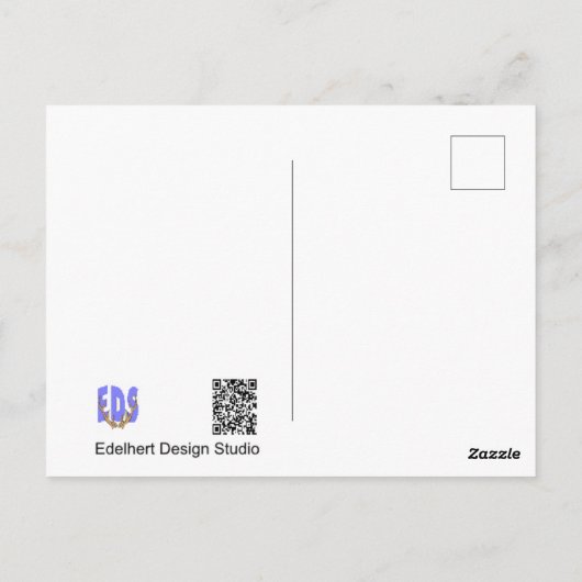 Les jonquilles Joyeux Pâques. Carte postale texte (Dos)