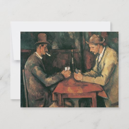 Les Joueurs de cartes de Paul Cézanne, Beaux-arts (Devant)