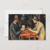Les joueurs de cartes par Paul Cezanne (Devant)