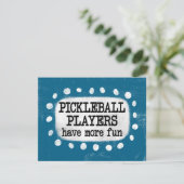 Les Joueurs De Pickleball Ont Plus De Carte De Voe (Debout devant)