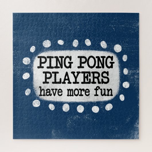 Les Joueurs De Ping Pong Ont Plus Amusant Puzzle (Vertical)