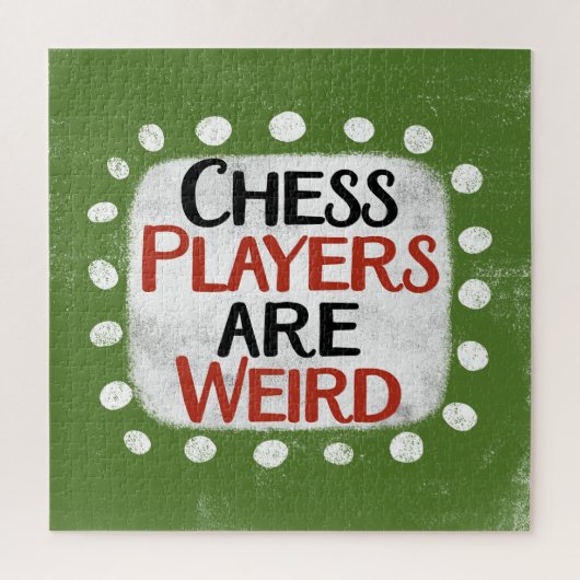 Les Joueurs D'Échecs Sont Étrange Puzzle (Vertical)
