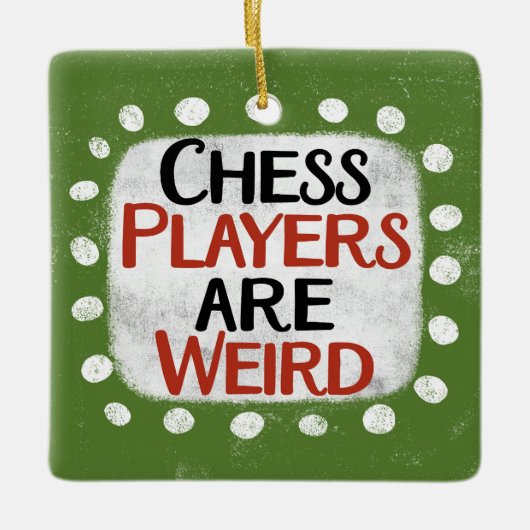 Les Joueurs D'Échecs Sont Ornement Étrange (Devant)
