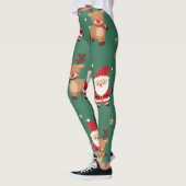 Les jours fériés, leggings spéciaux de Noël (Gauche)