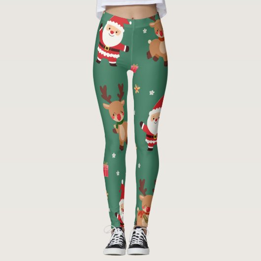 Les jours fériés, leggings spéciaux de Noël (Devant)