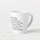 Les jours les plus sombres tasse de café (Angle droit)