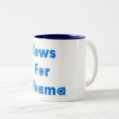 Les Juifs pour Obama Mugs (Devant droit)