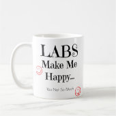 Les laboratoires me font la tasse heureuse - tasse (Gauche)
