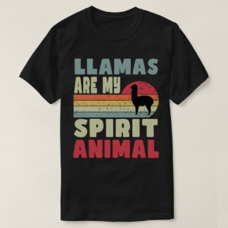 Les lamas sont mon esprit animal T-shirt