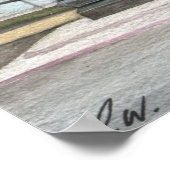 Les lampes Thornaby 5 et le tramway - POSTER (Coin)