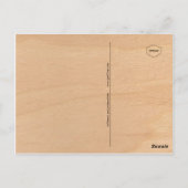 Les lapins fabriquent la carte postale des oeufs (Dos)