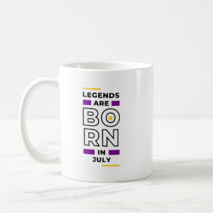 Les légendes naissent en juillet Coffee Mug