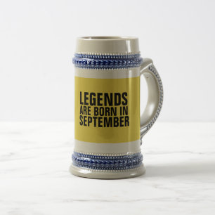 LES LÉGENDES SONT NÉS EN SEPTEMBRE Tasses de café