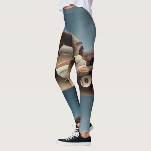 Les leggings d'art gitan endormi de Rousseau (Gauche)