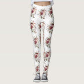 Les Leggings de la femme florale (Devant)