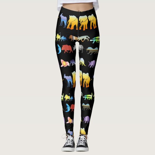 Les Leggings des femmes d'animaux (Devant)