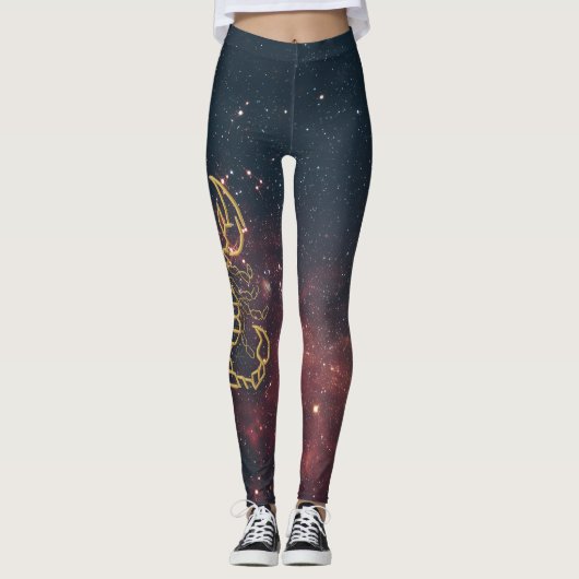 Les leggings Scorpion Shadow & Stardust (Devant)