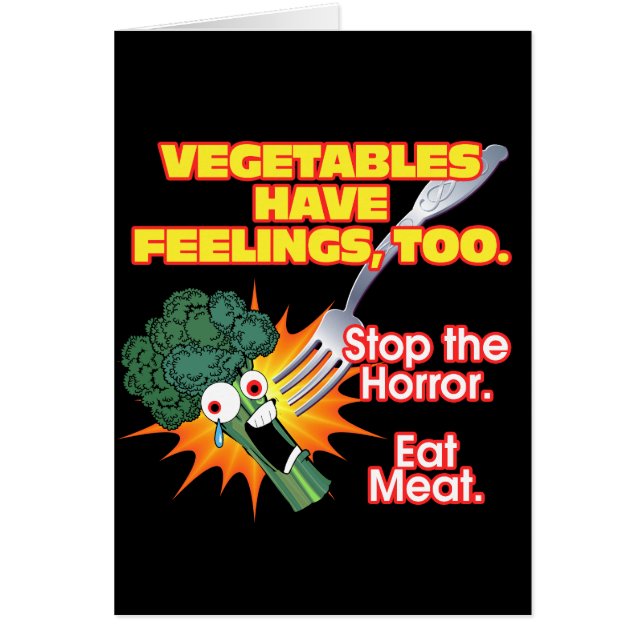 Les légumes ont des sentiments, aussi (Devant)