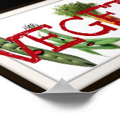 Les légumes sont une grande affiche de dessin (Coin)