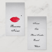 Les lèvres de Marilyns composent la carte (Devant / Derrière)