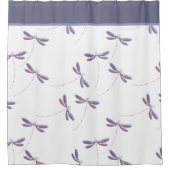 Les libellules dans le rideau de douche en vol (Devant)