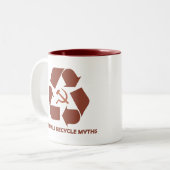 Les libéraux réutilisent la tasse de mythes (Devant gauche)
