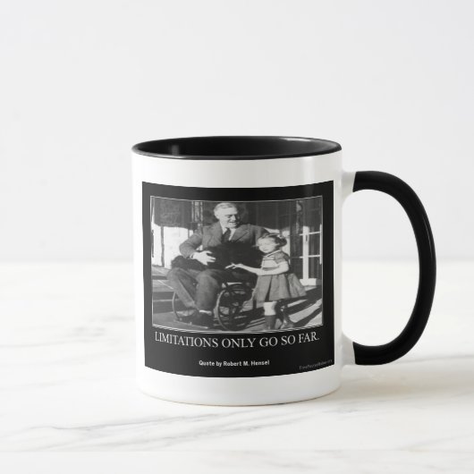 Les limitations vont seulement jusqu'ici tasse (Droite)