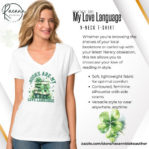 Les livres sont mon langage de l'amour T-shirt à c