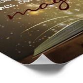 Les livres sont une affiche magique de l'alphabéti (Coin)