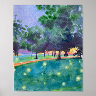 Les lucioles à l'Académie navale : Poster