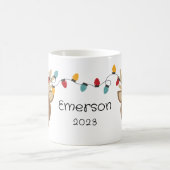 Les lumières de Noël de l'enfant Mug personnalisée (Centre)