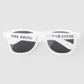Les Lunettes de soleil de mariage blanc de la mari (Dos)