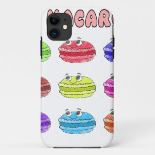 Les Macarons Cute Cartoon iPhone 11 Hoesje