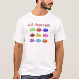 Les Macarons Cute Cartoon T-shirt