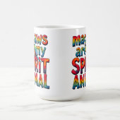 Les macaws sont mon esprit Animal Café Mug (Centre)