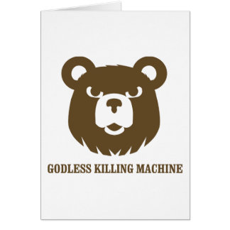 les machines athée de massacre d'ours câlinent le