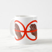 Les mains en l'air ! C'Est MA Mug (Devant gauche)