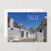 Les maisons Trulli à Alberobello, Puglia carte pos (Devant / Derrière)