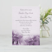 Les mamans pourpres Invitations de mariage de prin (Debout devant)