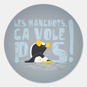 Les manchots ronde sticker
